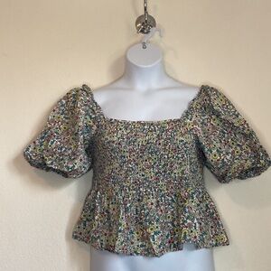 Ana Puff Sleeve Top XL